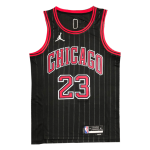 Chicago Bulls Michael Jordan #23 NBA Jersey Swingman Nike Black - Statement
