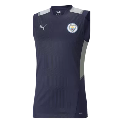 Manchester City Vest Jersey 2021/22 - Navy - gojersey