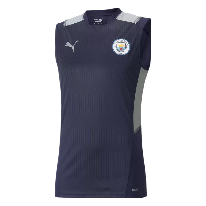 Manchester City Vest Jersey 2021/22 - Navy - gojersey