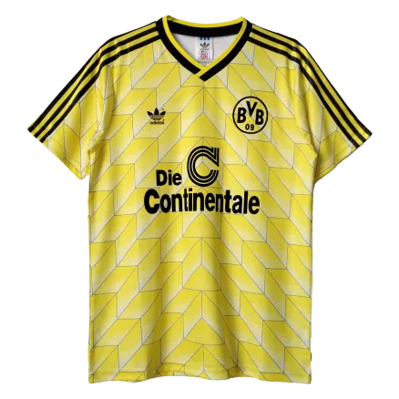 Borussia Dortmund Home Jersey Retro 1988 - gojerseys