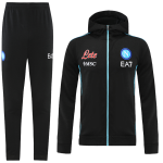 Napoli Hoodie Training Kit 2021/22 - Black (Jacket+Pants)