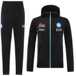 Napoli Hoodie Training Kit 2021/22 - Black (Jacket+Pants) - goaljerseys