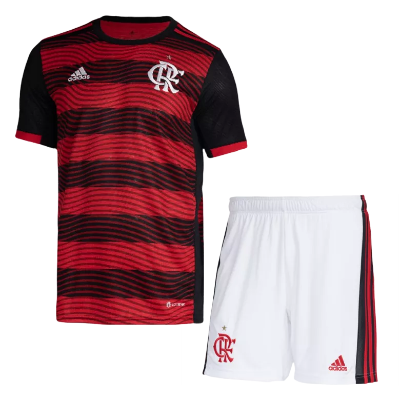 CR Flamengo Home Jersey Kit 2022/23 (Jersey+Shorts) - gojersey