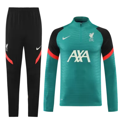 Liverpool Sweatshirt Kit 2021/22 - Green (Top+Pants) - gojersey