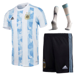 Argentina Home Jersey Kit 2021 (Shirt+Shorts+Socks)