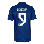 Real Madrid BENZEMA #9 Away Jersey 2021/22