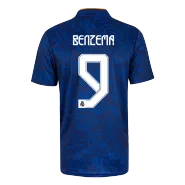 Real Madrid BENZEMA #9 Away Jersey 2021/22 - goaljerseys
