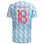Manchester United Bruno Fernandes #18 Away Jersey 2021/22 - UCL Edition - goaljerseys