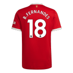 Manchester United Bruno Fernandes #18 Home Jersey 2021/22