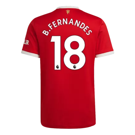Manchester United B.FERNANDES #18 Home Jersey 2021/22 - gojerseys