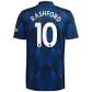 Manchester United Marcus Rashford #10 Third Away Jersey 2021/22 - goaljerseys
