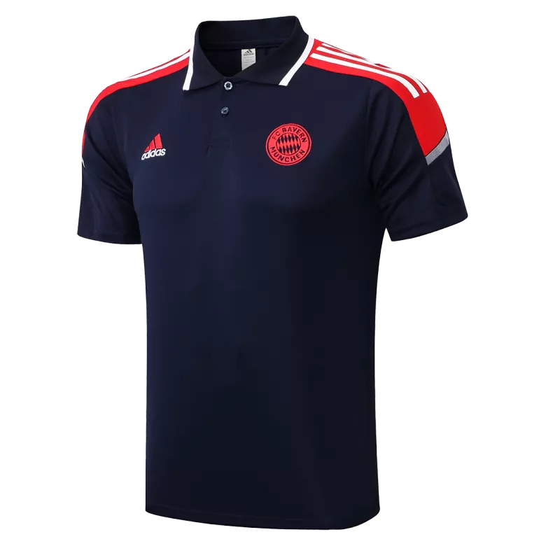 Bayern Munich Polo Shirt 2021/22 - Navy - gojersey