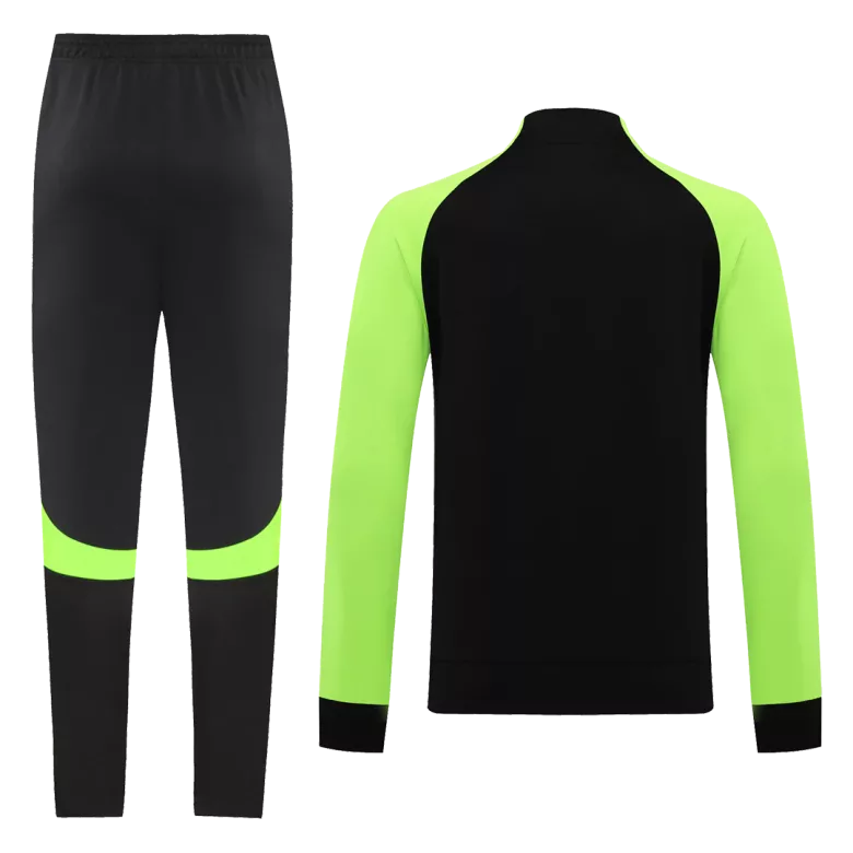 Customize Training Jacket Kit (Jacket+Pants) 2022 - Black&Green - gojersey