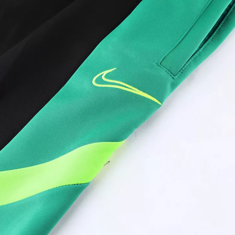 Customize Training Jacket Kit (Jacket+Pants) 2022 - Black&Green - gojersey
