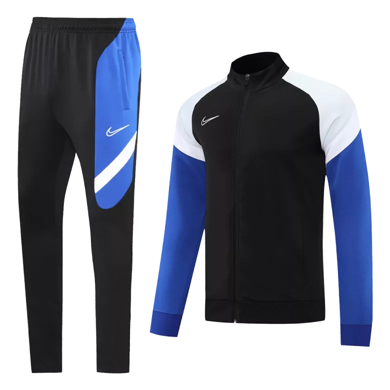 Customize Training Jacket Kit (Jacket+Pants) 2022 - Blue&Black - gojersey