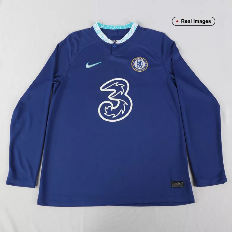 Chelsea Home Jersey 2022/23 - Long Sleeve - gojersey