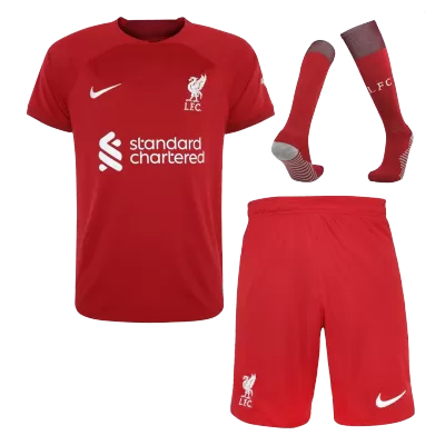 Liverpool Home Jersey Kit 2022/23 (Jersey+Shorts+Socks) - gojersey