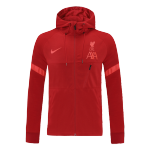 Liverpool Hoodie Jacket 2021/22 Red