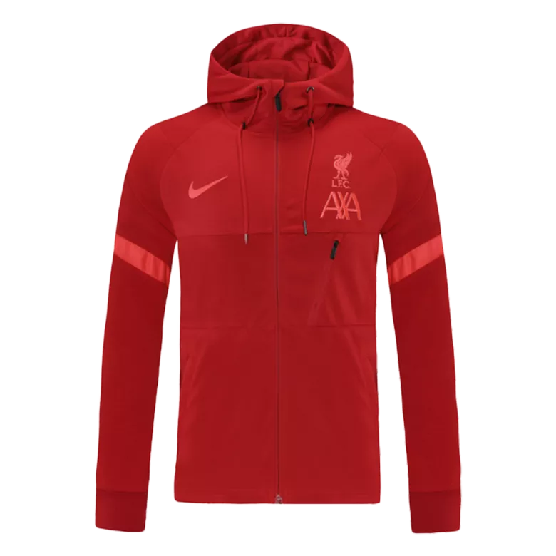 Liverpool Hoodie Jacket 2021/22 Red - gojerseys