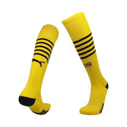 Borussia Dortmund Home Soccer Socks 2022/23 - Kid - gojerseys