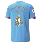 Manchester City 'CHAMPIONS 2021-22+CUP" Home Jersey 2022/23