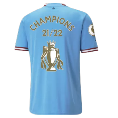 Manchester City 'CHAMPIONS 2021-22+CUP" Home Jersey 2022/23 - gogoalshop