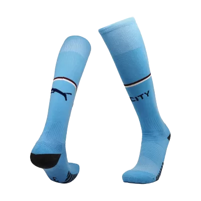 Manchester City Home Soccer Socks 2022/23 - gojersey