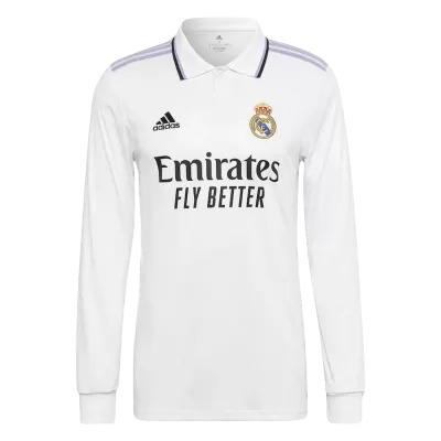 Real Madrid Home Jersey 2022/23 - Long Sleeve - gojersey