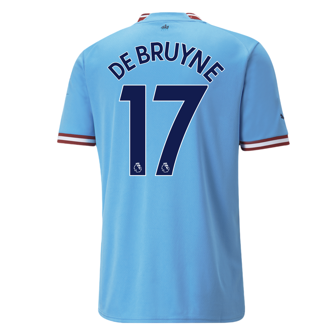 Manchester City Authentic Home Shirt 2021-22 With De Bruyne