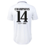 Real Madrid Jersey CHAMPIONS #14 Home Jersey Authentic 2022/23