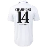 Real Madrid Jersey CHAMPIONS #14 Home Jersey Authentic 2022/23 - goaljerseys