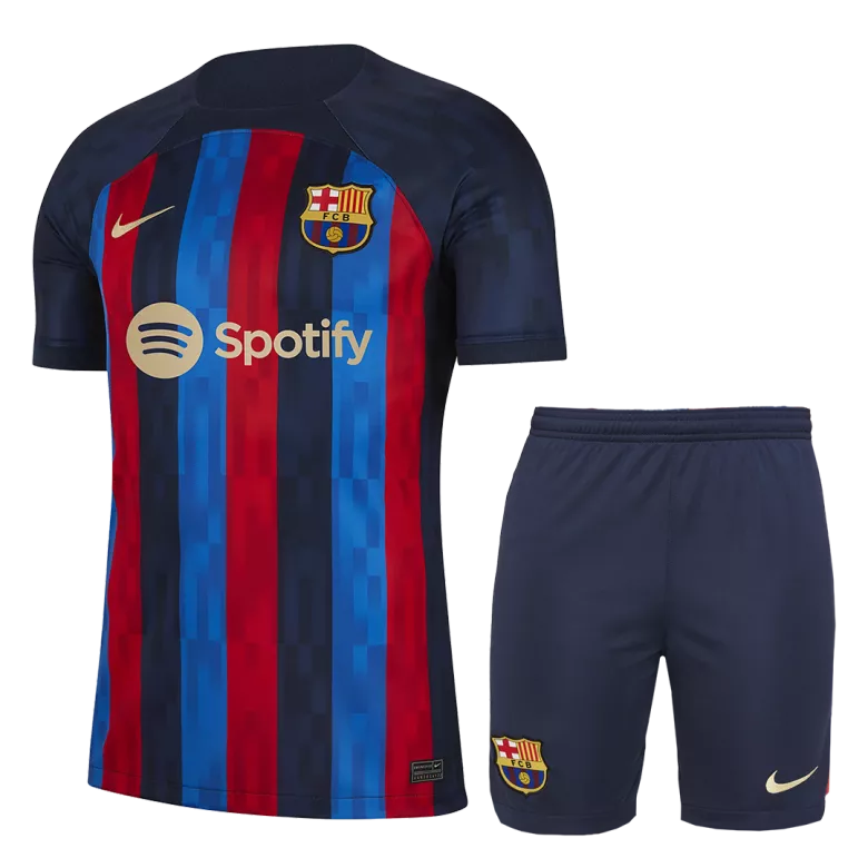 Barcelona Home Jersey Kit 2022/23 (Jersey+Shorts) - gojersey
