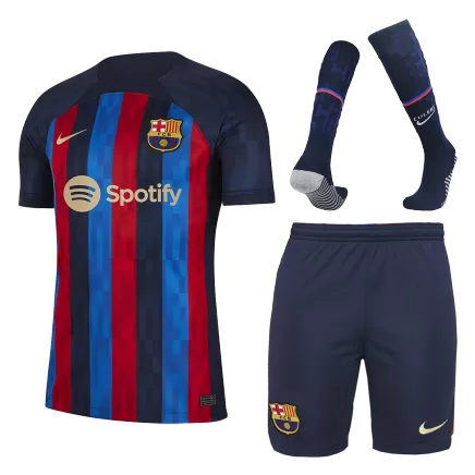 Barcelona Home Jersey Kit 2022/23 (Jersey+Shorts+Socks) - goaljerseys