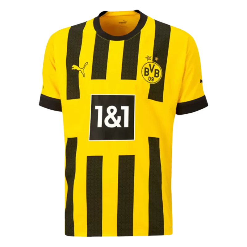 Borussia Dortmund Home Jersey Authentic 2022/23 with Yellow available at gogoalshop