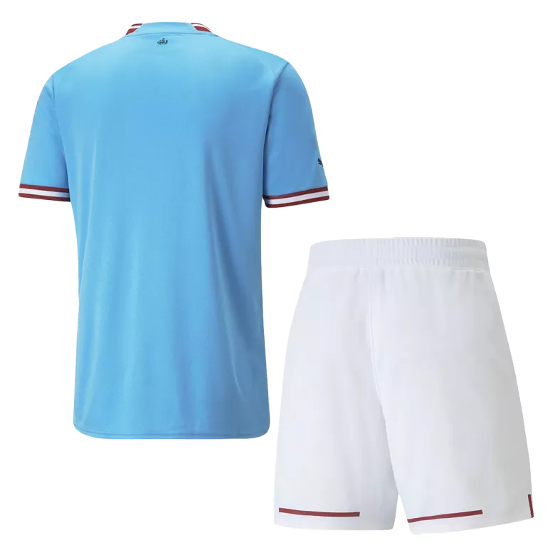 Manchester City Home Jersey Kit 2022/23 (Jersey+Shorts) - gojersey