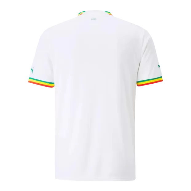 Gueye 5 Senegal White 2022 Qatar World Cup Home Authentic Soccer Jersey