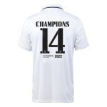 Real Madrid CHAMPIONS #14 Home Jersey 2022/23