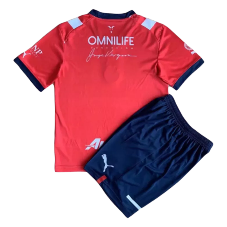 Chivas Home Jersey Kit 2022/23 Kids(Jersey+Shorts) - gojersey