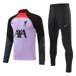 Liverpool Sweatshirt Kit 2022/23 - Purple&Black (Top+Pants) - goaljerseys