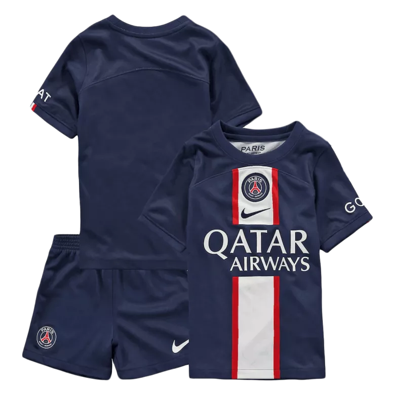 PSG Home Jersey Kit 2022/23 Kids(Jersey+Shorts+Socks) - gojersey