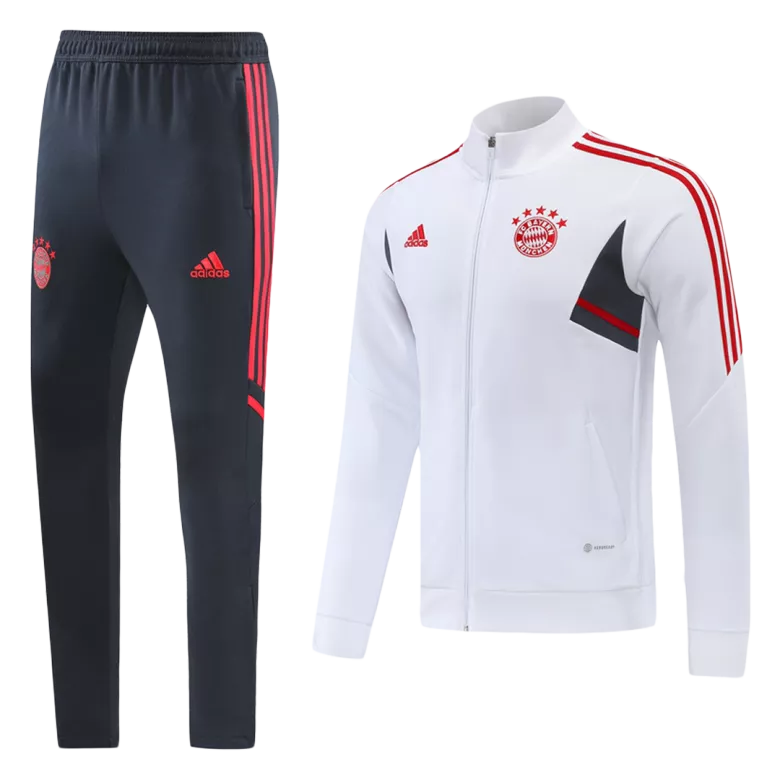 Bayern Munich Training Kit 2022/23 - White (Jacket+Pants) - gojersey