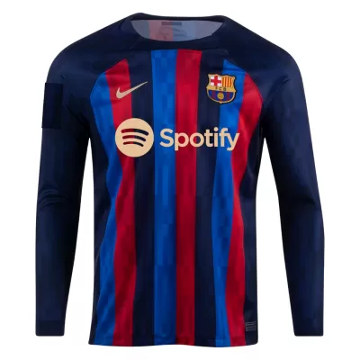 Barcelona Home Jersey 2022/23 - Long Sleeve - gojersey
