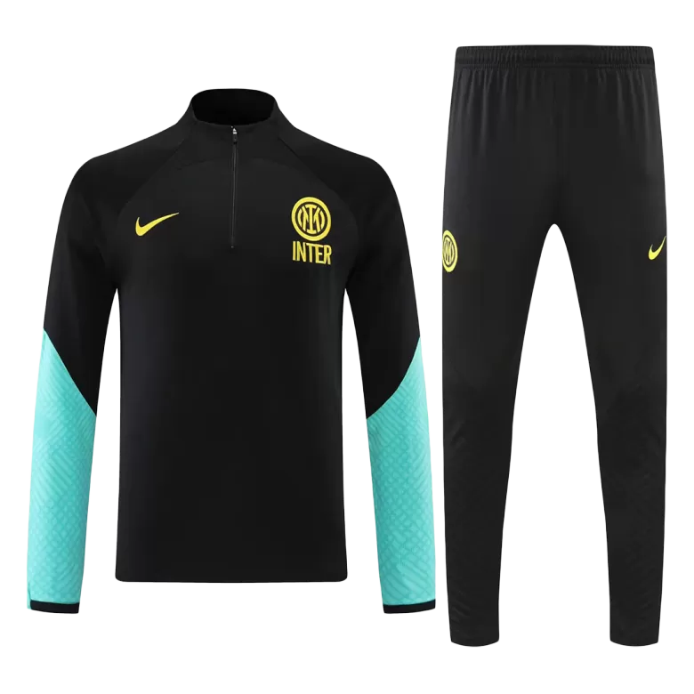 Inter Milan Sweatshirt Kit 2022/23 - Black (Top+Pants) - gojersey