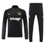 Chelsea Sweatshirt Kit 2022/23 - Black (Top+Pants) - goaljerseys