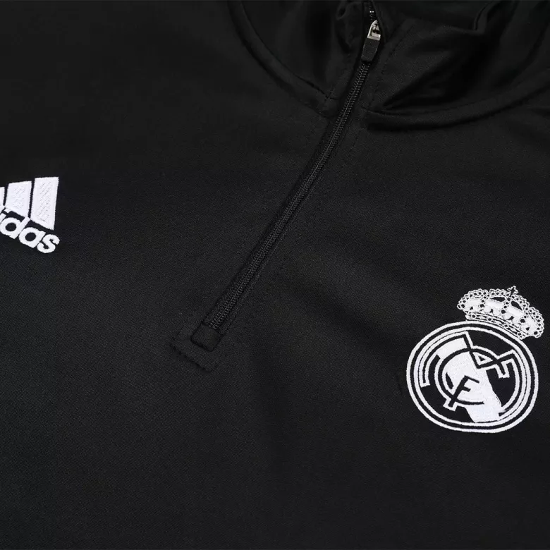 Real Madrid Sweatshirt Kit 2022/23 - Black (Top+Pants) - gojersey