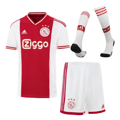 Ajax Home Jersey Kit 2022/23 (Jersey+Shorts+Socks) - gojersey