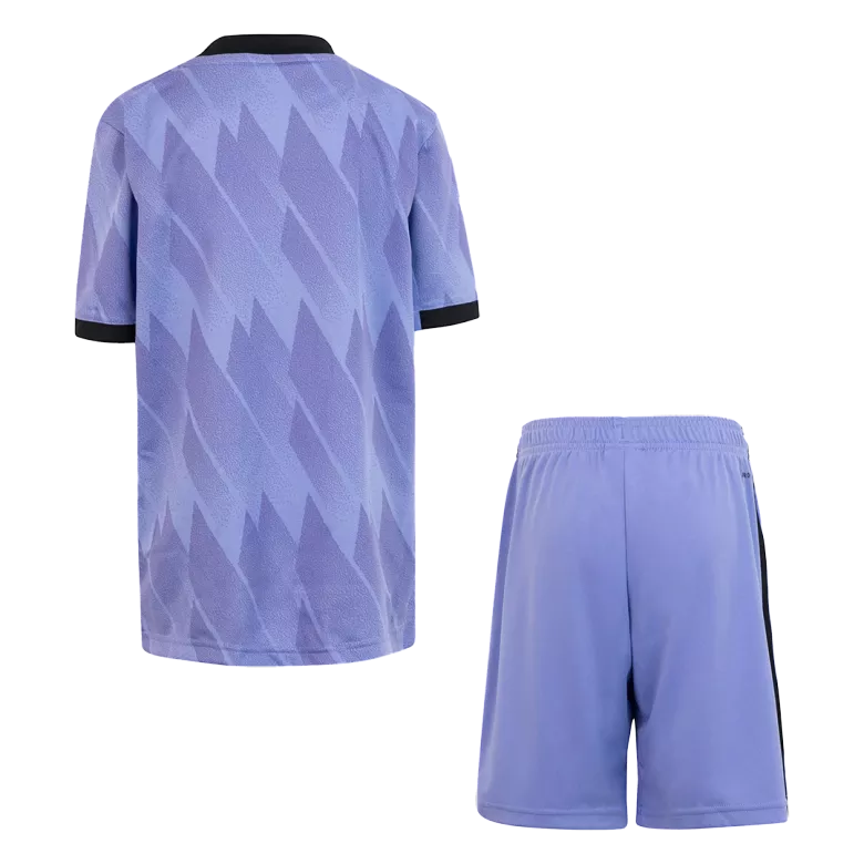 Real Madrid ALABA #4 Away Jersey Kit 2022/23 Kids(Jersey+Shorts) - gojersey
