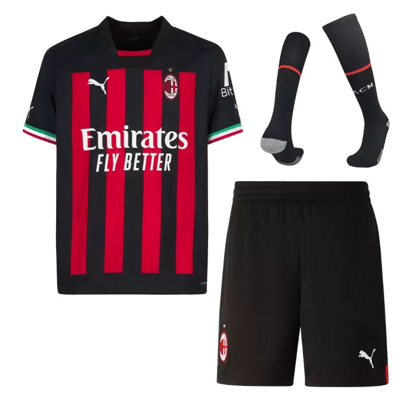 AC Milan Home Jersey Kit 2022/23 (Jersey+Shorts+Socks) - gojersey