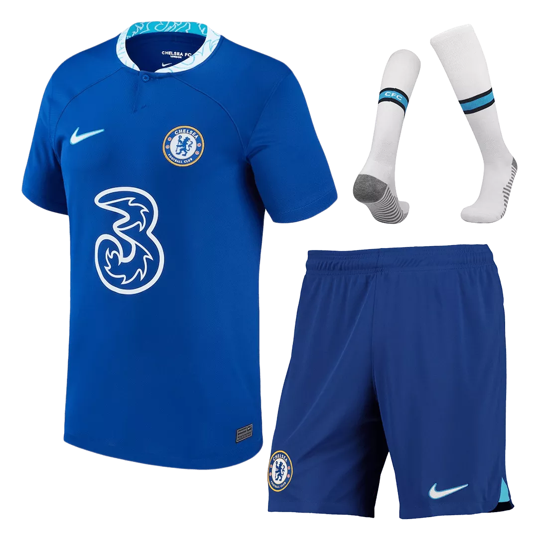 Chelsea Home Jersey Kit 2022/23 (Jersey+Shorts+Socks)