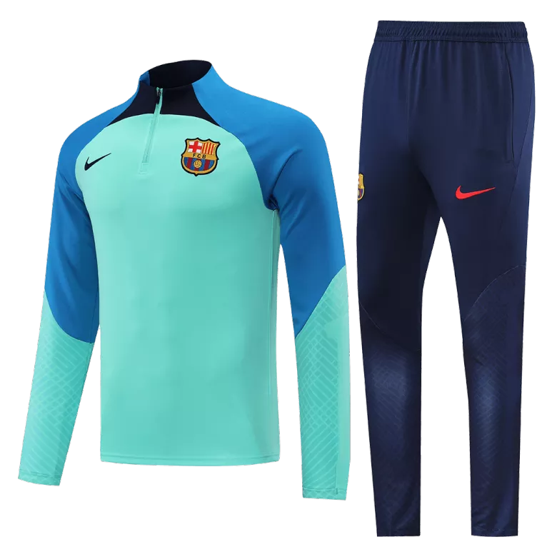 Barcelona Sweatshirt Kit 2022/23 - Green (Top+Pants) - gojersey